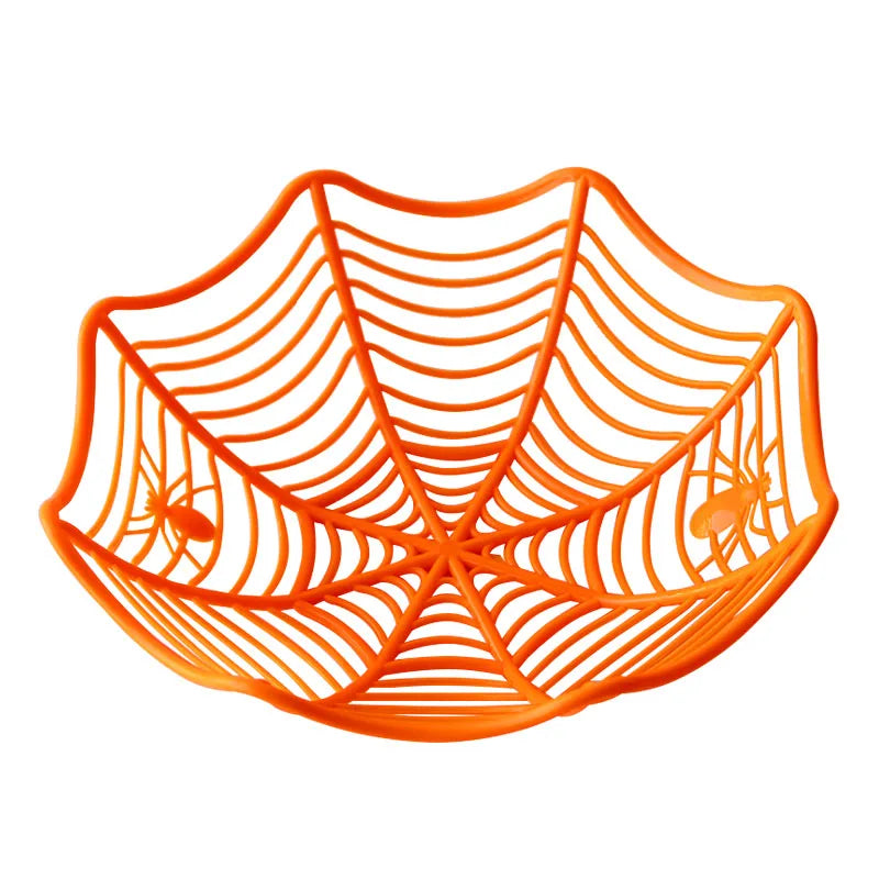 Halloween Spider Web Bowl - Candy Basket for Trick or Treat