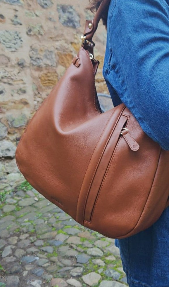 Julia Leather Hobo Bag