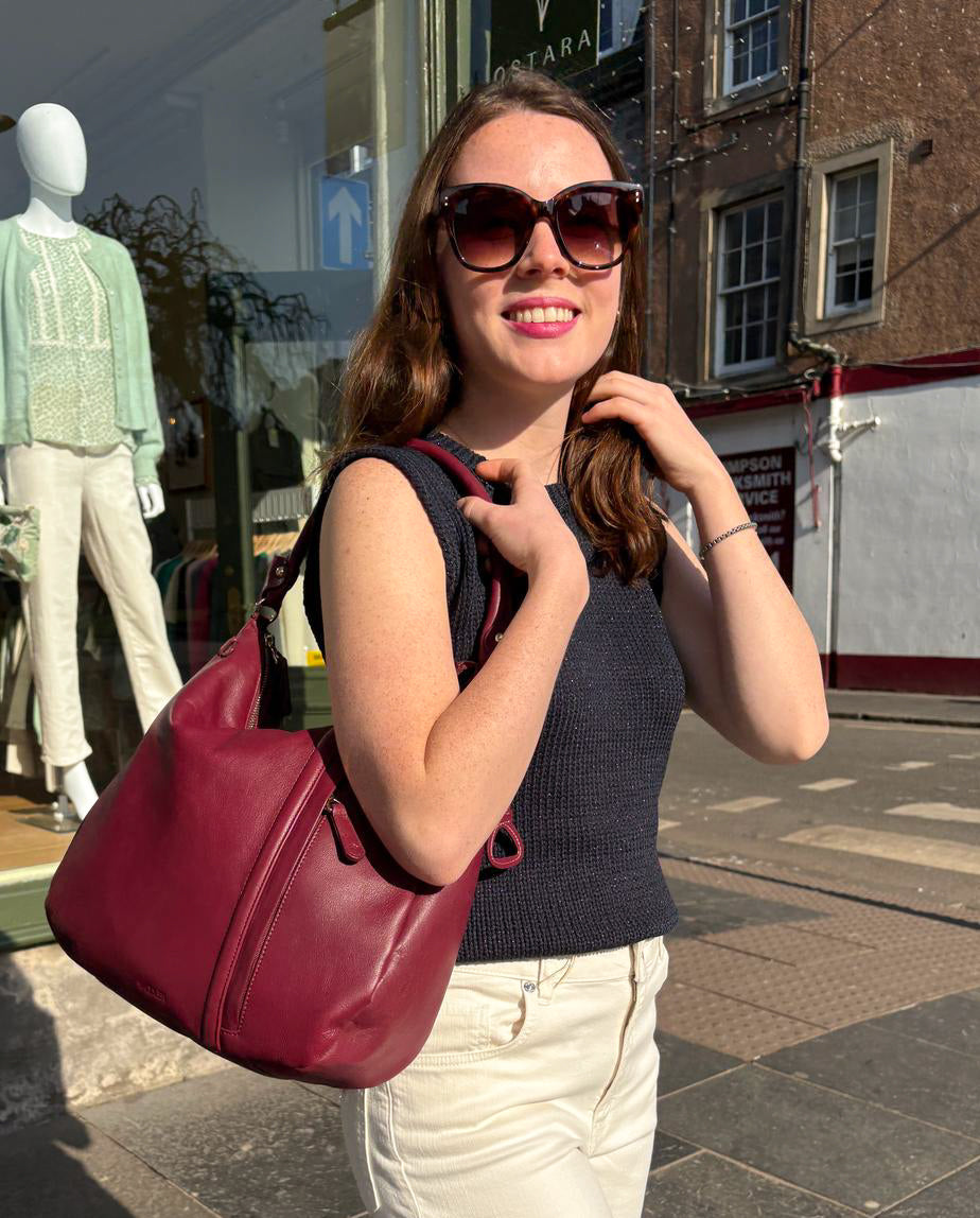 Julia Leather Hobo Bag