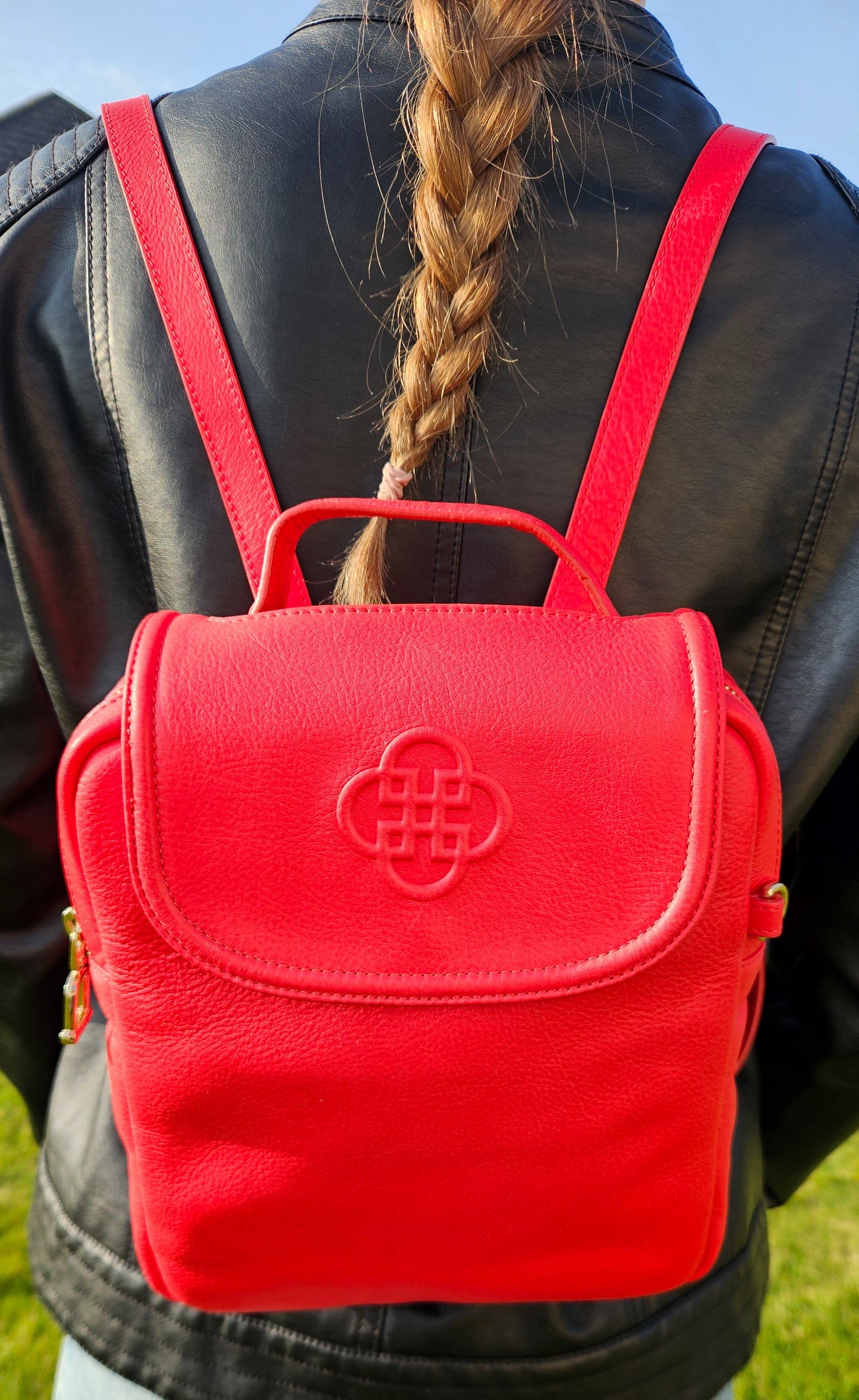 Maxie Leather Mini Backpack