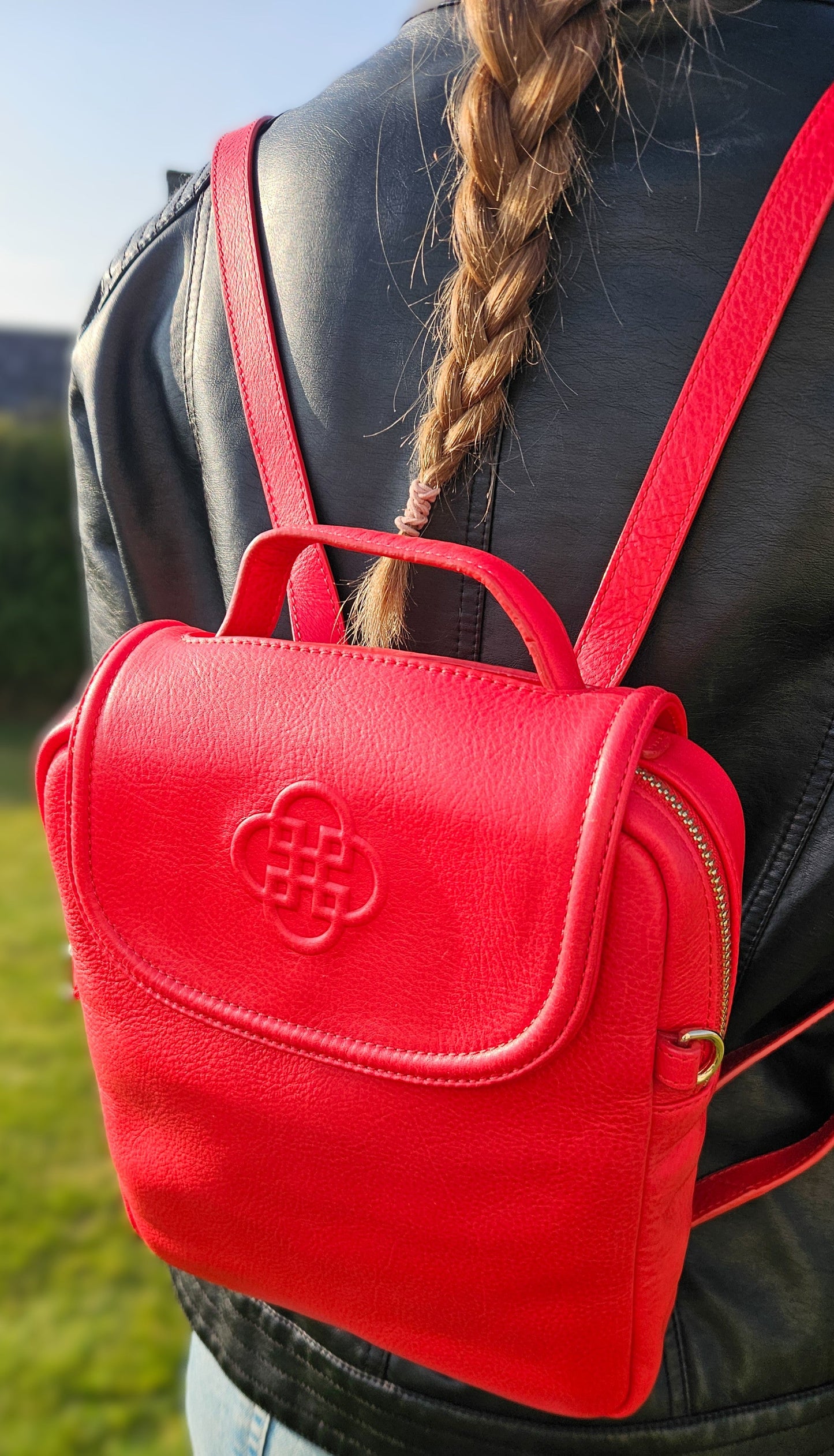 Maxie Leather Mini Backpack