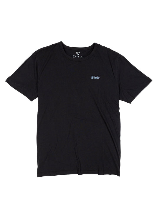 Vissla Cosmic Ride Organic Cotton T-Shirt in Phantom for Men