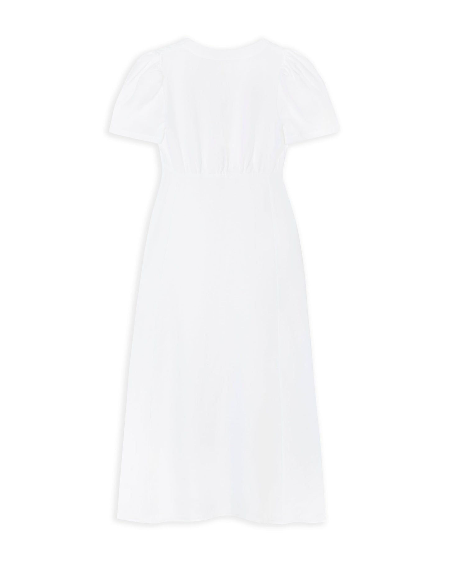 Daisy Linen Dress - White