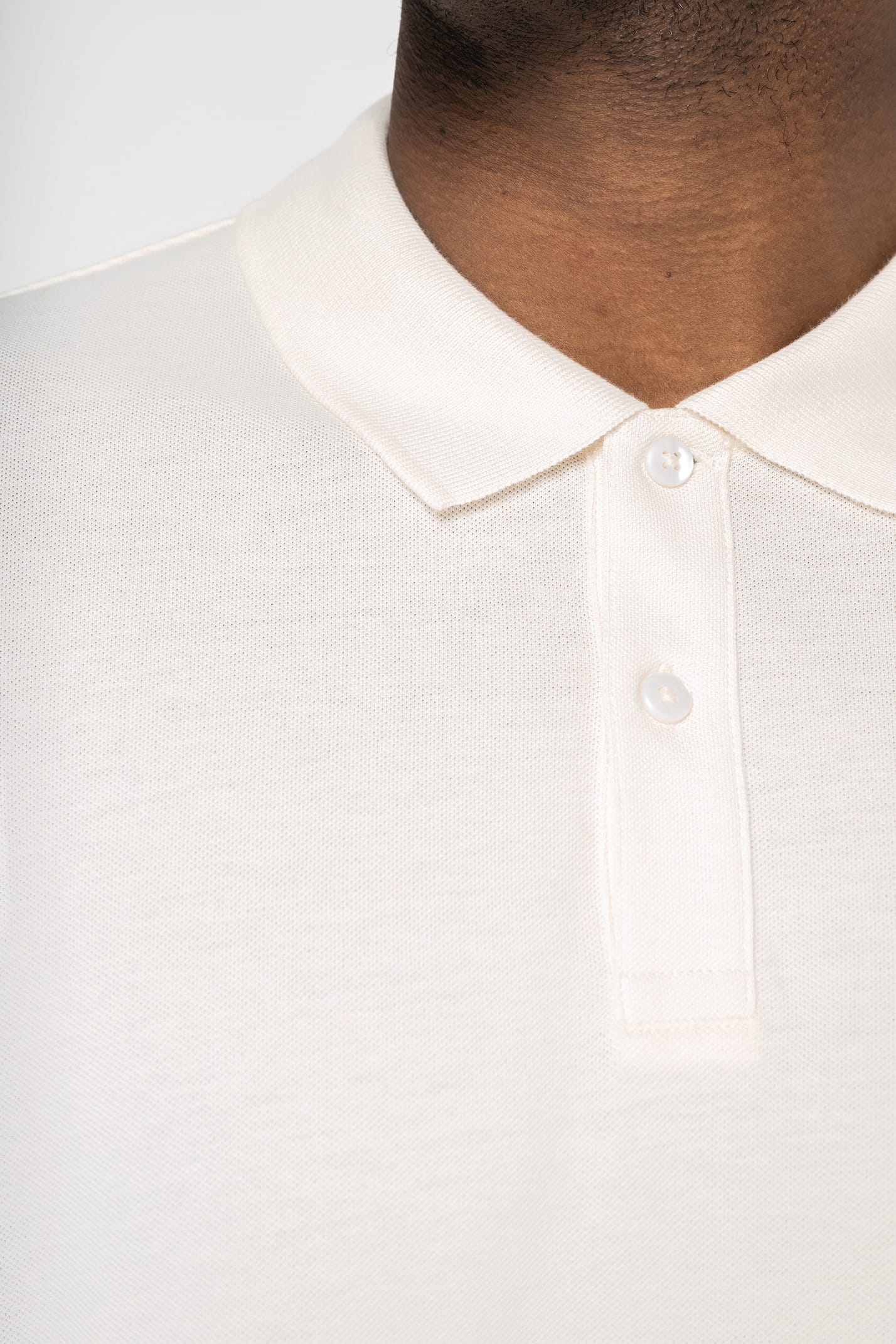 Organic Drop Shoulder Polo Shirt – Mens