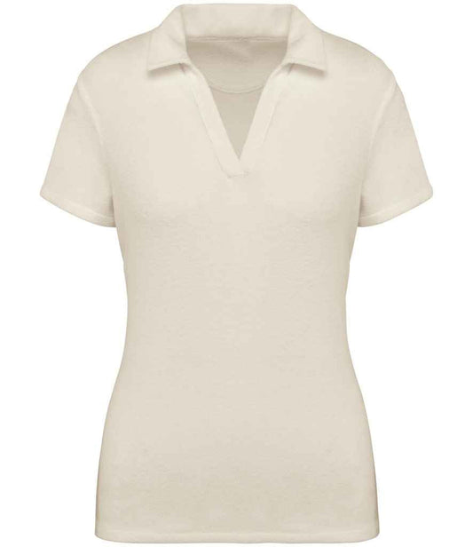Organic Towel-feel Polo Shirt — Womens
