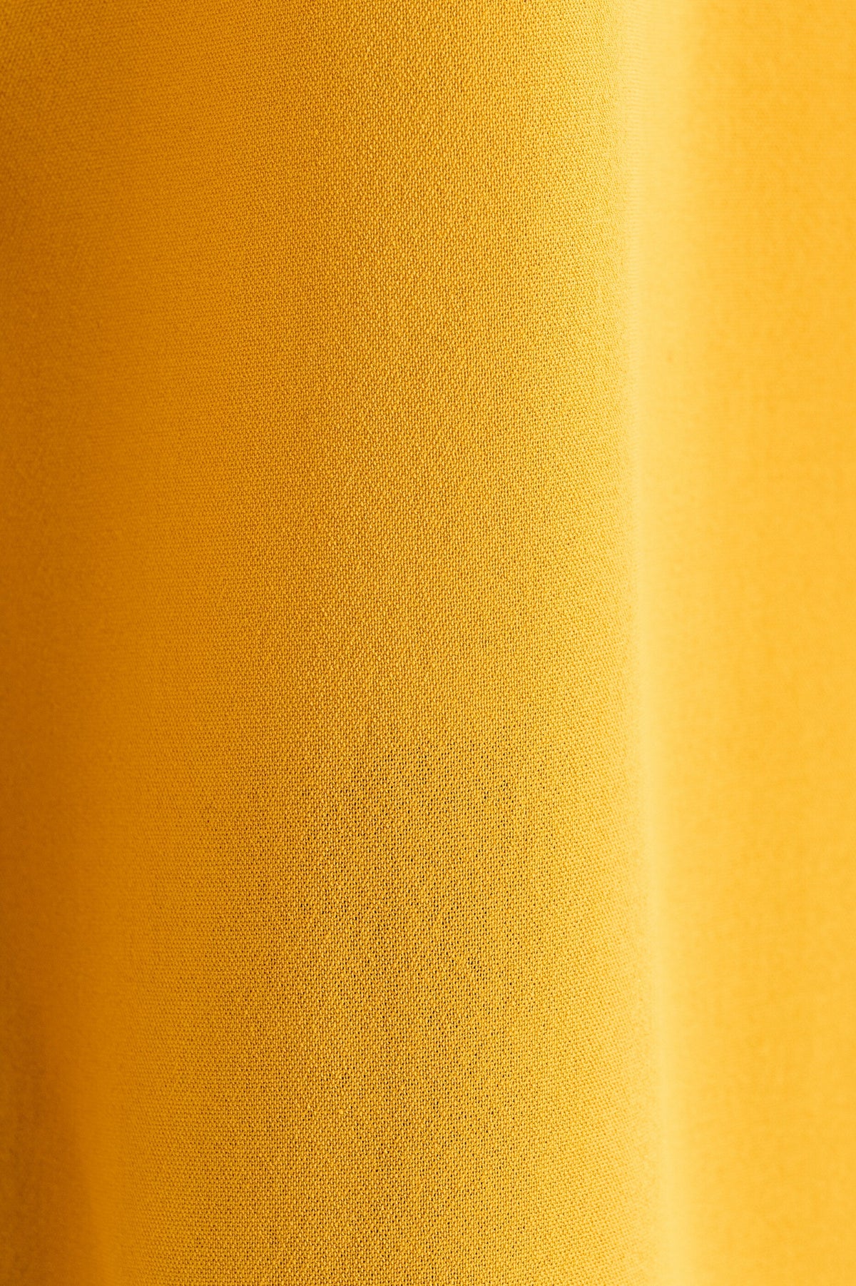 Octavia Crepe Petal Collar Blouse - Mustard