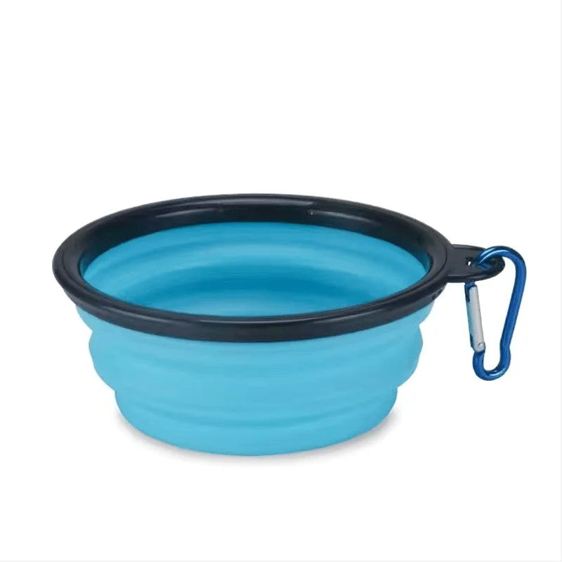 Gamelle pliable et portable pour animaux de compagnie - Gamelle de voyage en silicone pour nourriture et eau