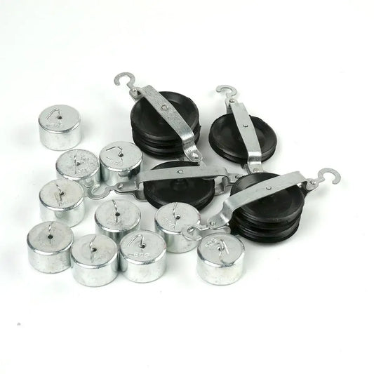 Physics Pulley Demo Set - Educational Teaching Equipment - Bascora