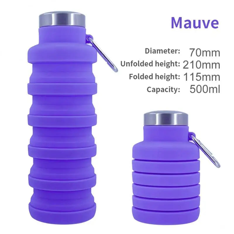 Collapsible Water Bottle - BPA Free Silicone