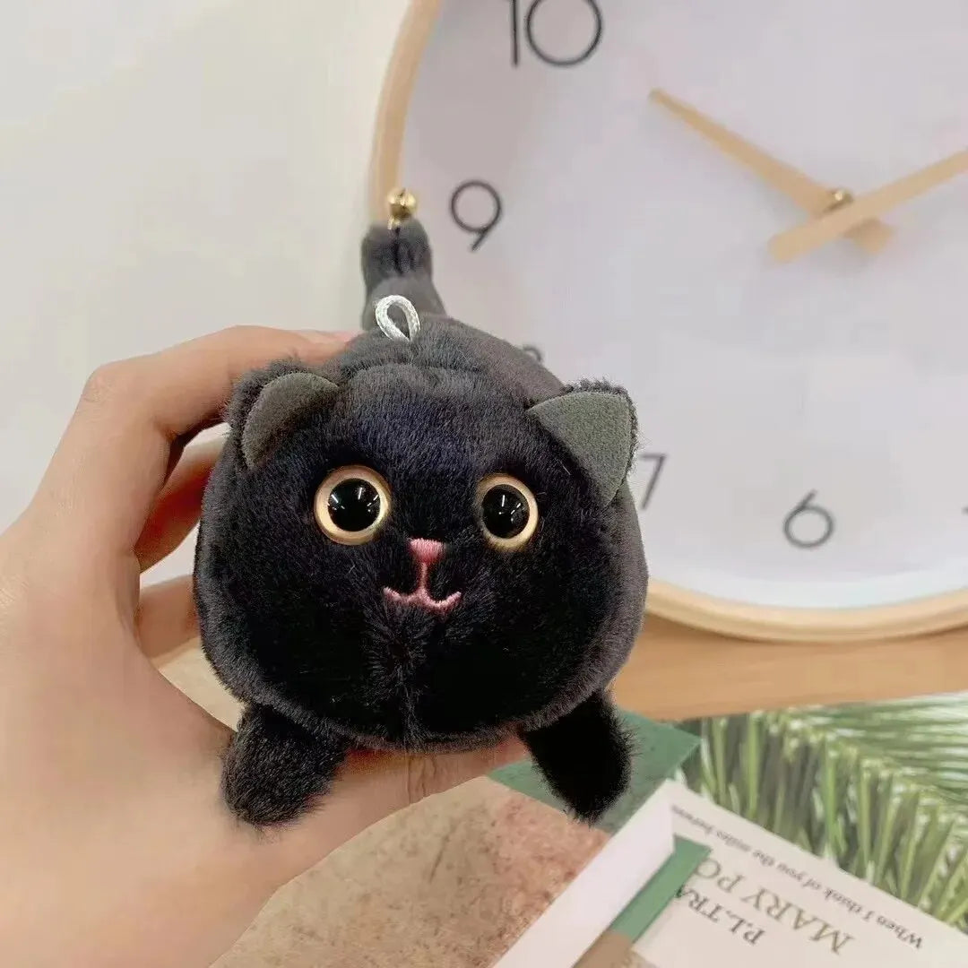 Lindo llavero de peluche de gato