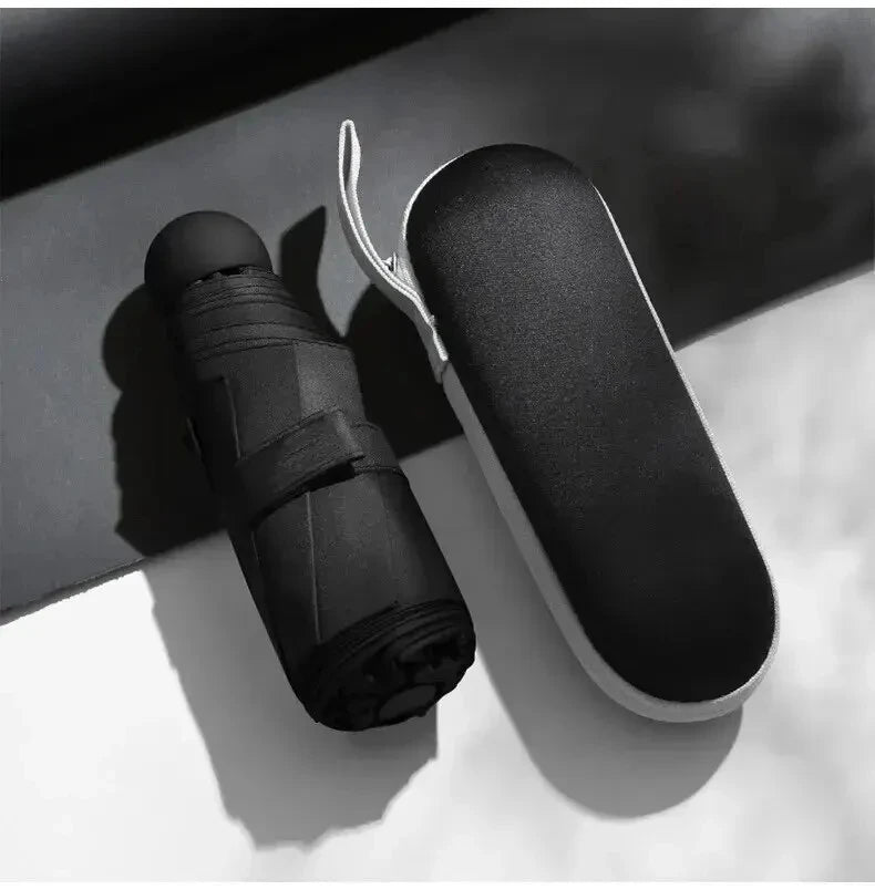 Portable Capsule Umbrella - Mini Foldable Sun & Rain Protection