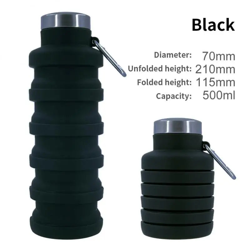 Collapsible Water Bottle - BPA Free Silicone