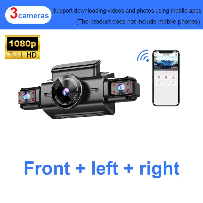 4K HD Hidden Dash Cam - Night Vision - 24/7 Monitor