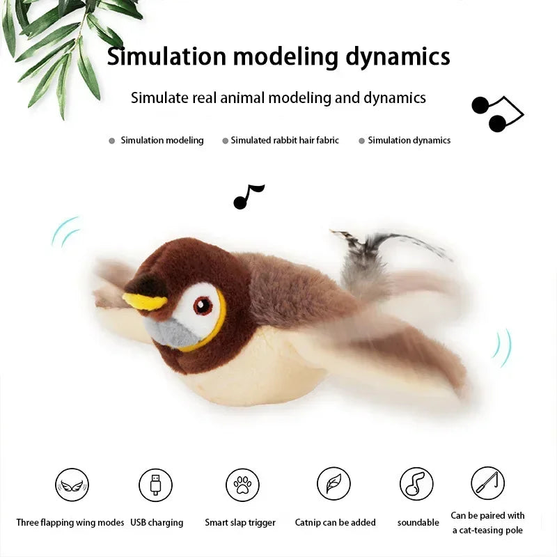 Interactive Cat Toys - Rechargeable Flying Bird
