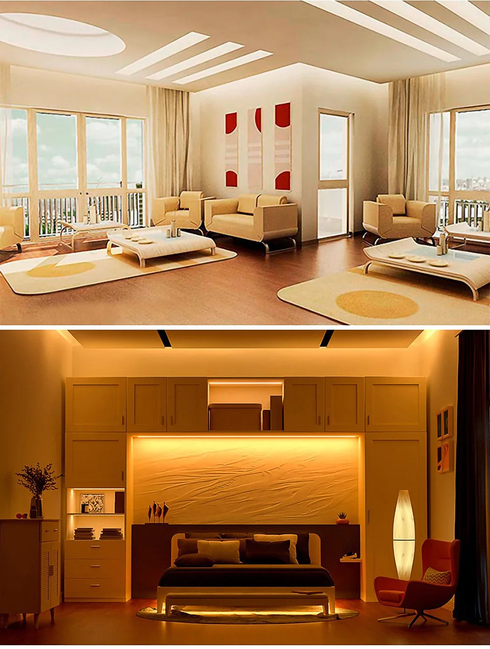 5M USB LED Strip Lights - Aesthetic Room Decor & Ambient Lighting