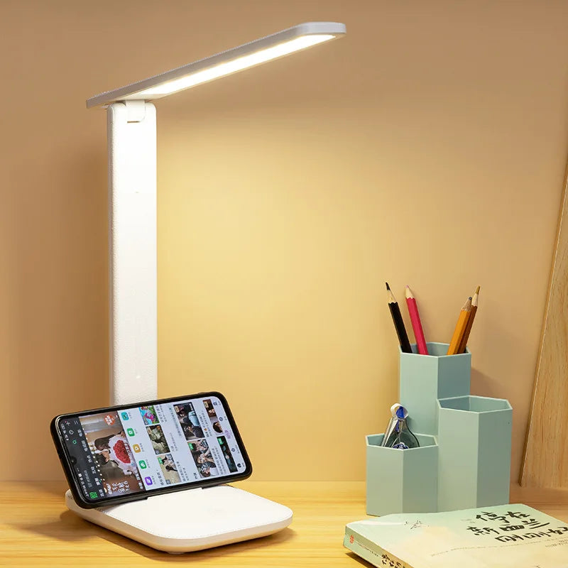 LED Table Lamp - USB Rechargeable Dimmable Desk Light