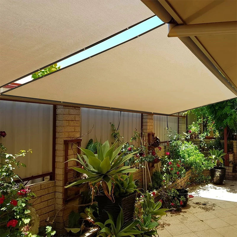 Waterproof Garden Sunshade Net - Square UV Protection Canopy