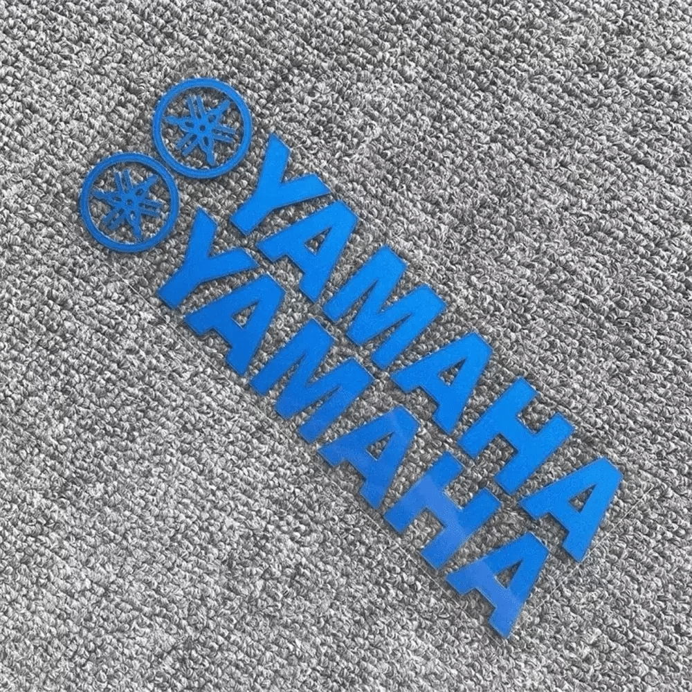 Motorcycle Reflective Laser Letter Stickers - Body Decoration Decals
