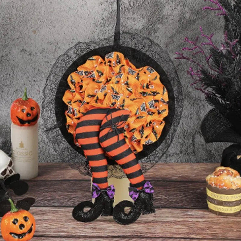 Halloween Hanging Ghost Mask Door Curtain - Haunted House Decor