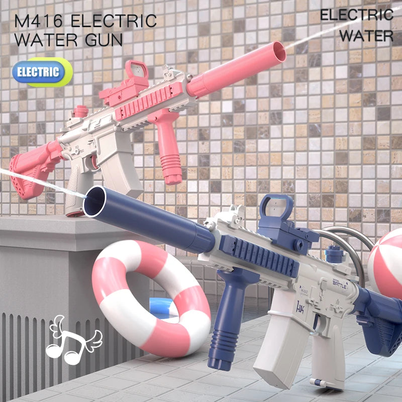 M416 Water Gun Electric Pistol - Full Automatic Summer Fun