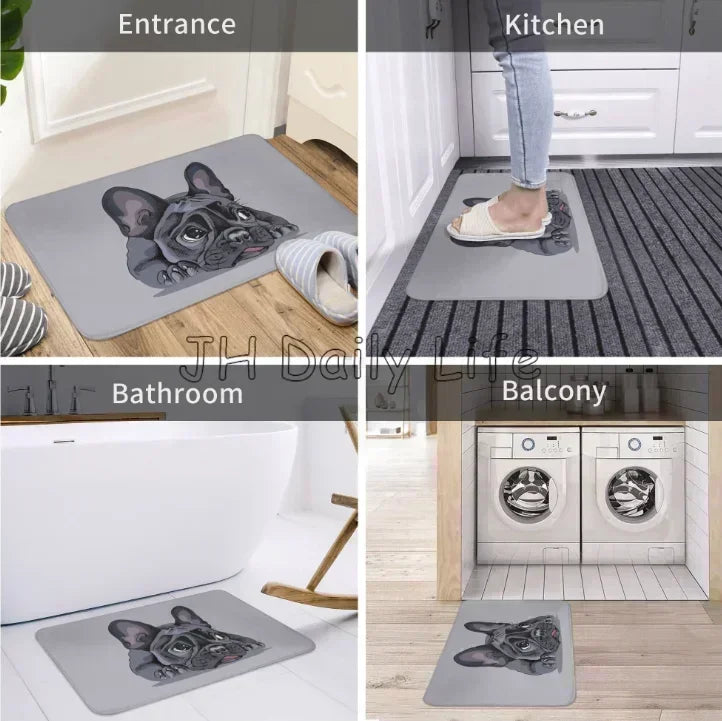 Disney Stitch Door Mat - Non-Slip Washable Entrance Rug