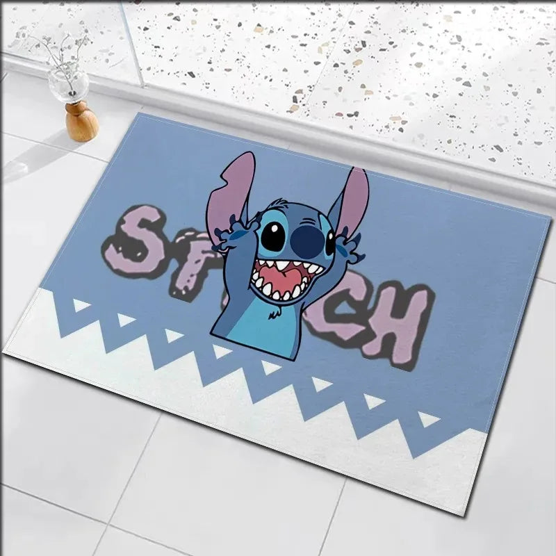 Disney Stitch Door Mat - Non-Slip Washable Entrance Rug