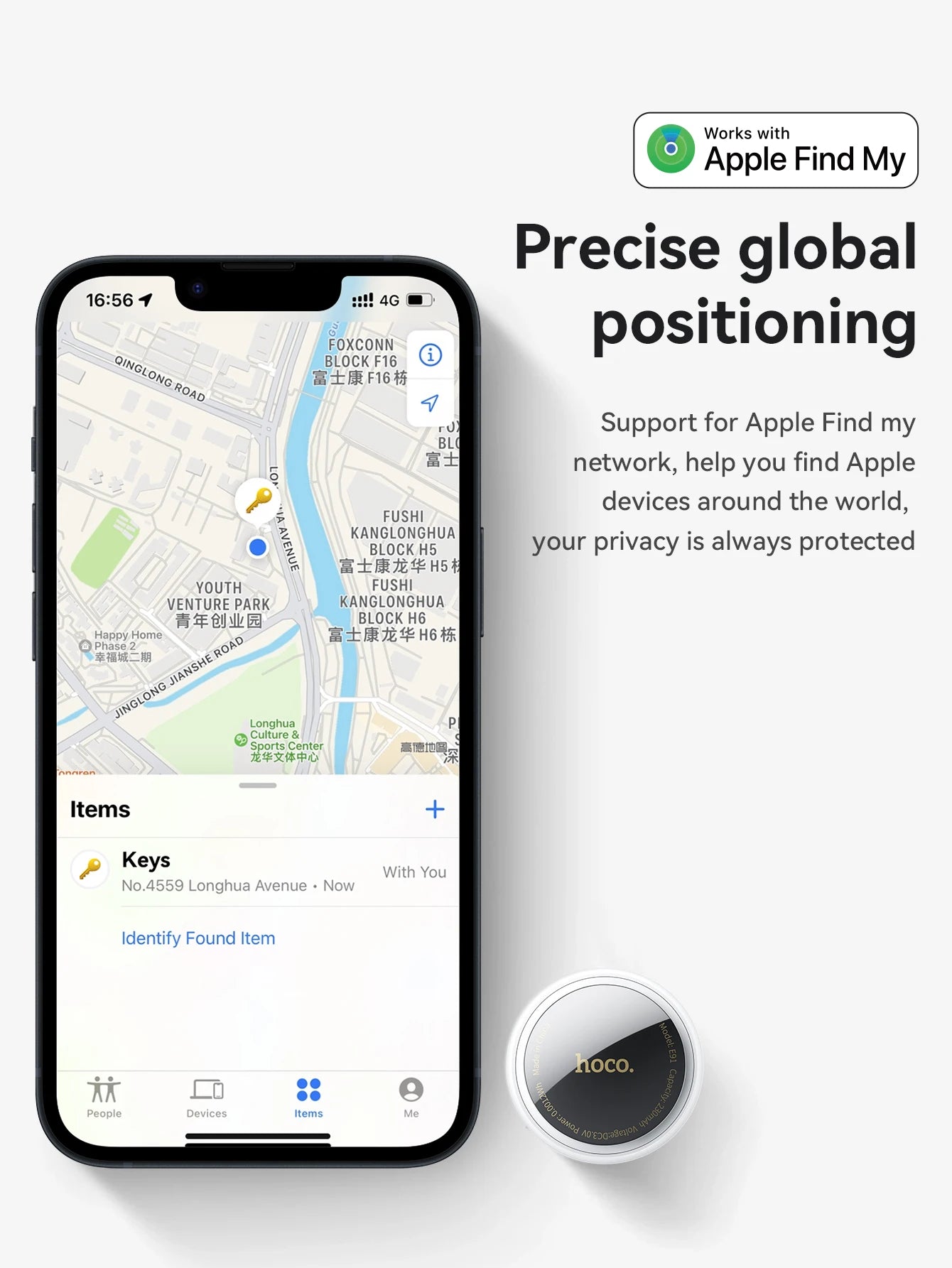 Bluetooth GPS Smart Tracker - Multi-Purpose Anti-Lost Device