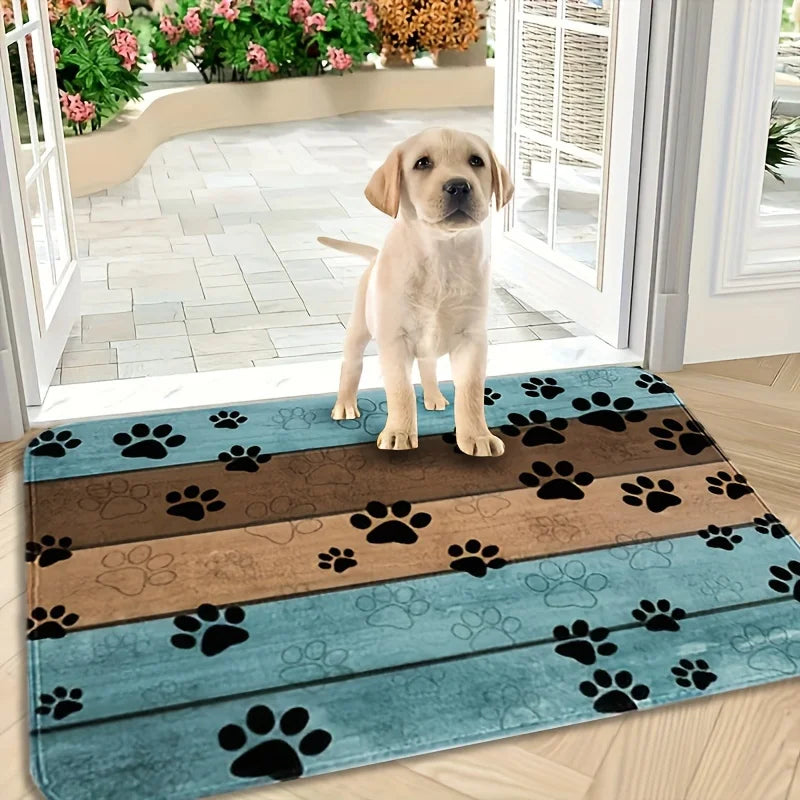 Cute Cartoon Cat & Dog Carpet - Welcome Doormat for Home