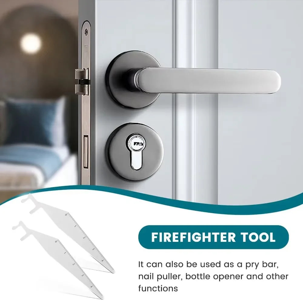 Firefighter Multitool - Spring Steel Pry Bar Leverage Tool