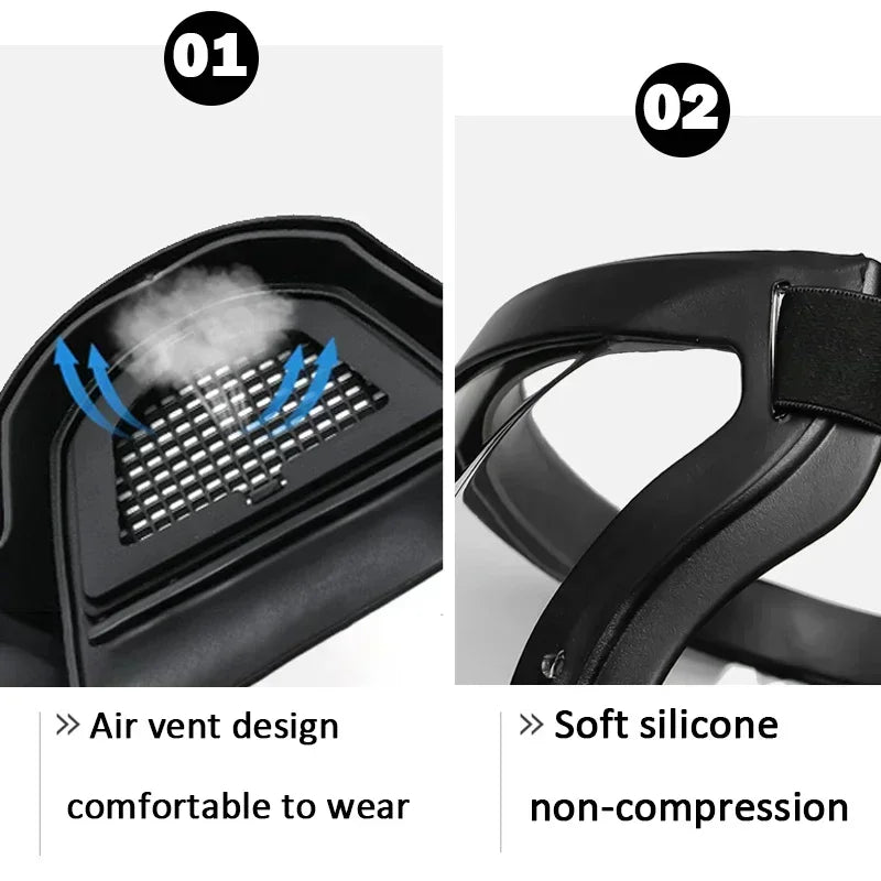 Full Face Shield Mask - Transparent Anti-Fog Safety Visor - Bascora
