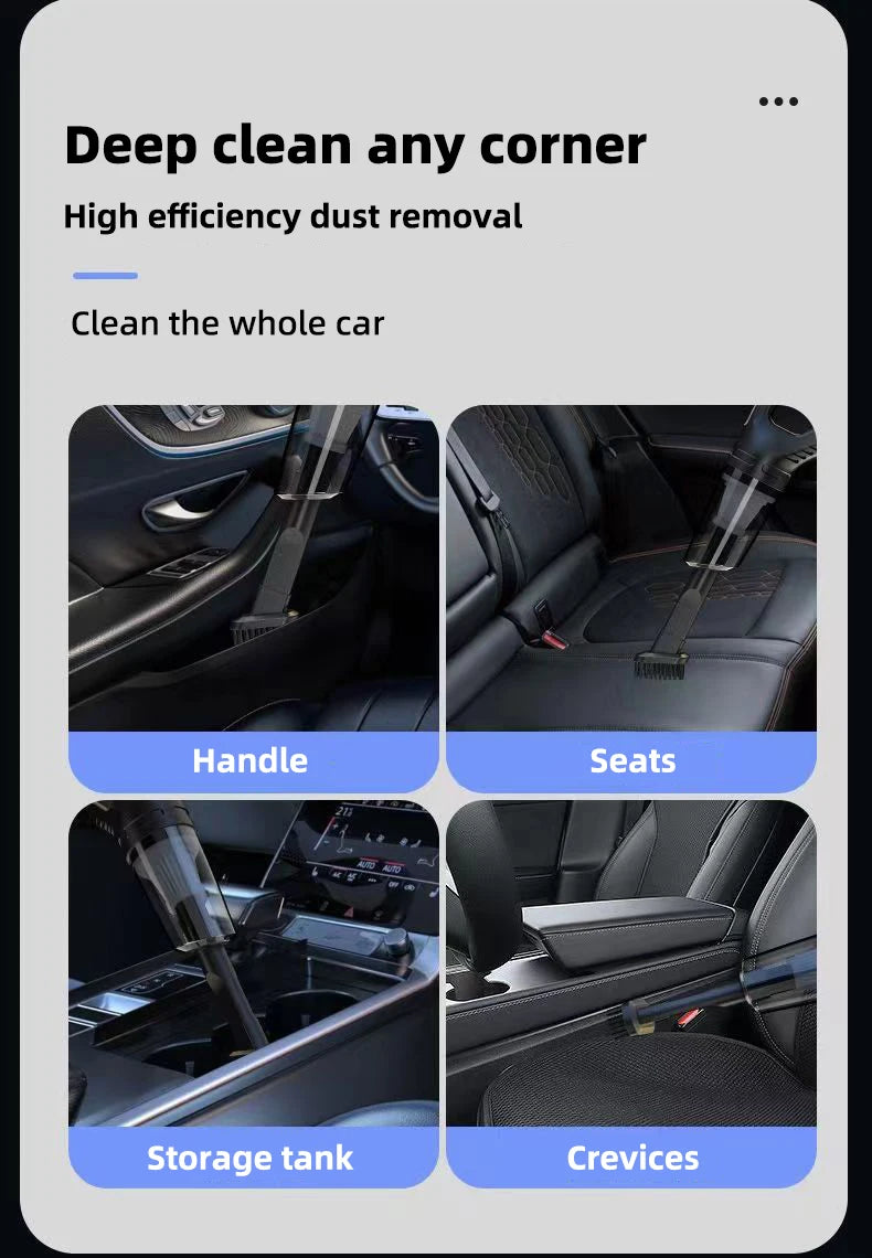 Car Multipurpose Vacuum Cleaner - Rechargeable Handheld