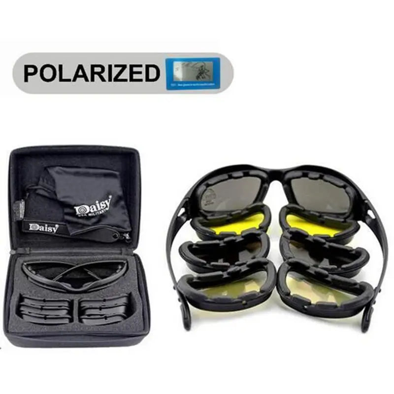 Daisy X7 Polarized Sunglasses - Tactical Military Goggles