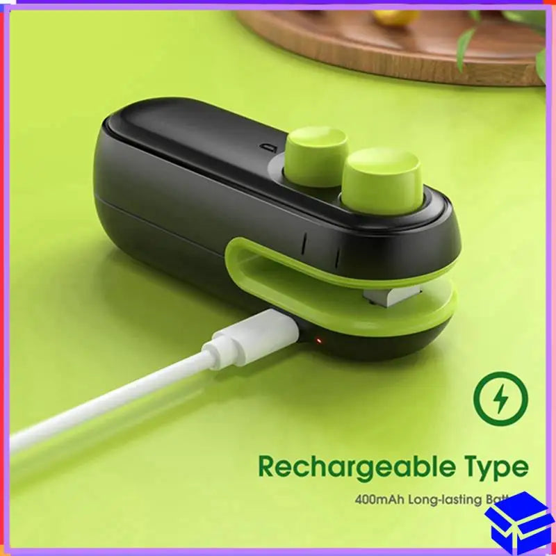 Reliable Mini Bag Sealer - Rechargeable Vacuum Sealing Machine