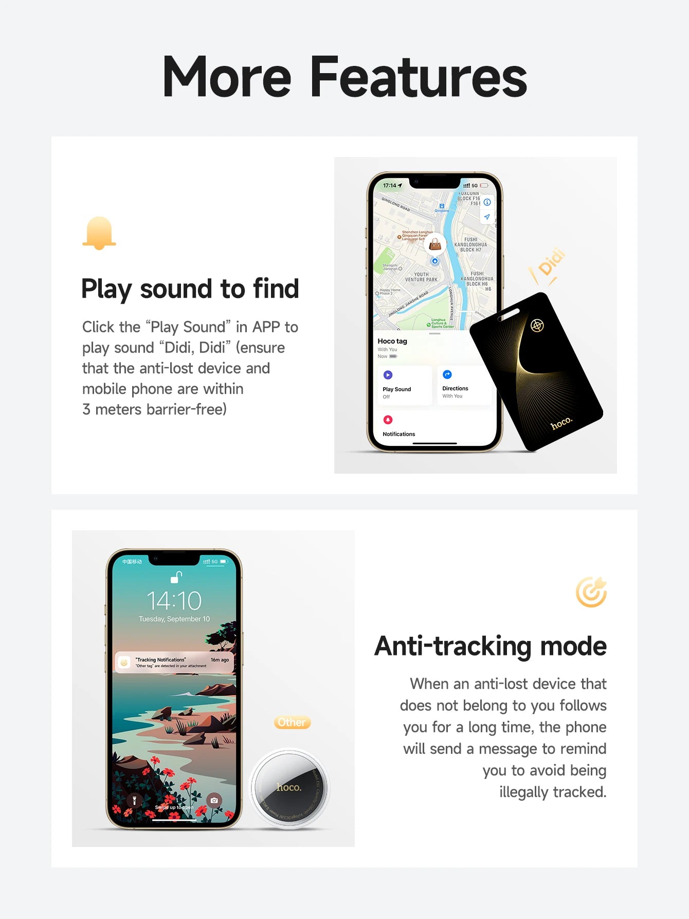 Card GPS Tracker - Wireless Charging Pet & Animal Finder