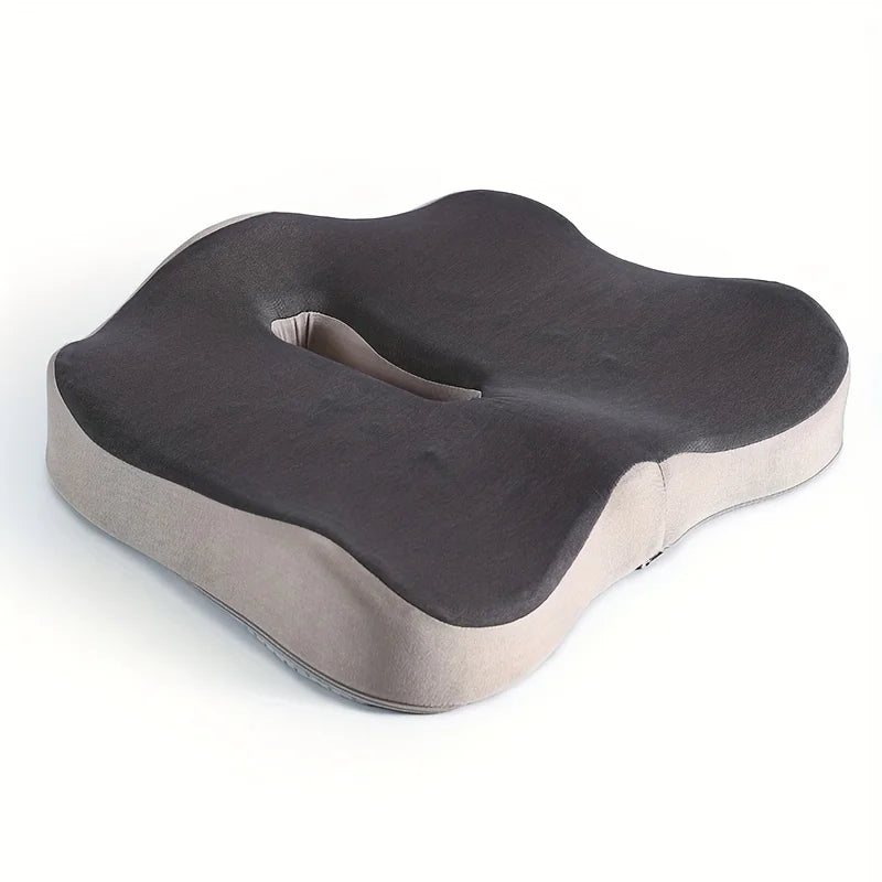Memory Foam Seat Cushion - 3D Ergonomic Support for Car & Office