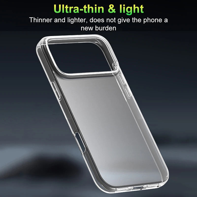Clear Silicone iPhone Case - Ultra Thin Shockproof Protection