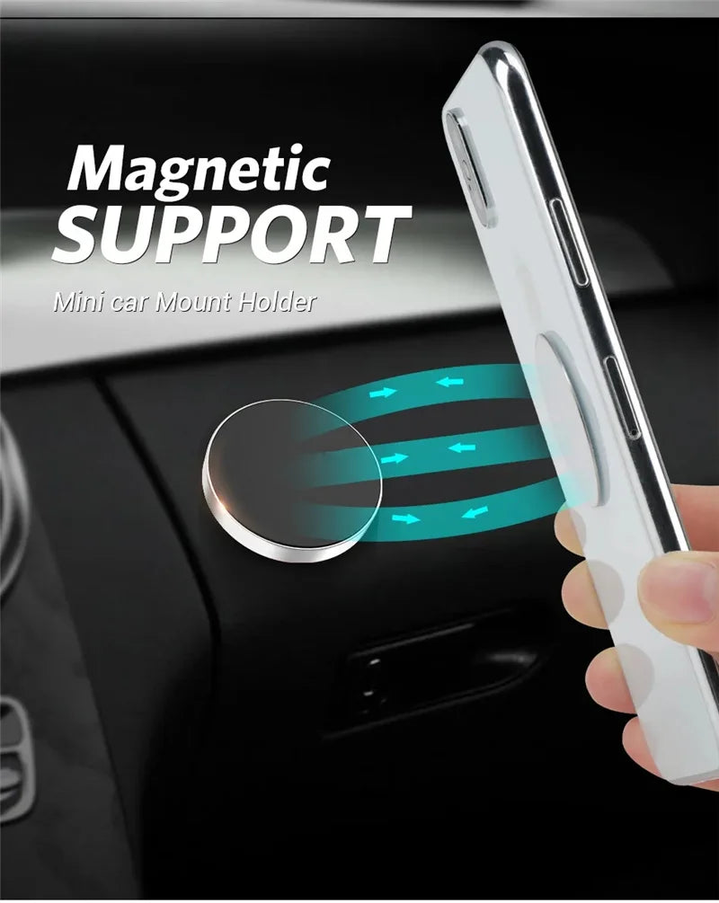 Magnetic Phone Car Holder Stand - Universal Mount Bracket Stick-on