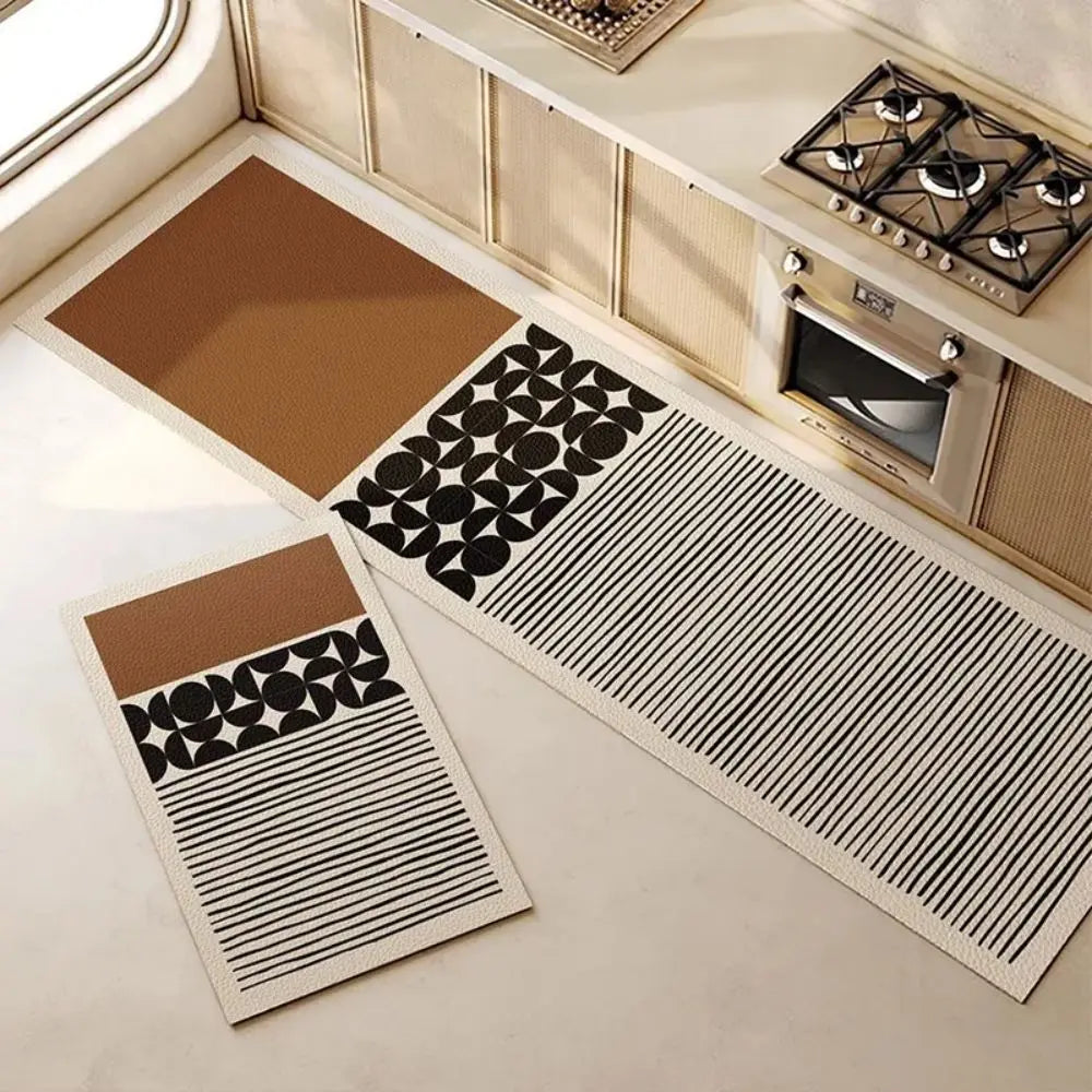 Nordic Kitchen Carpet - Washable Absorbent Bathroom Mat
