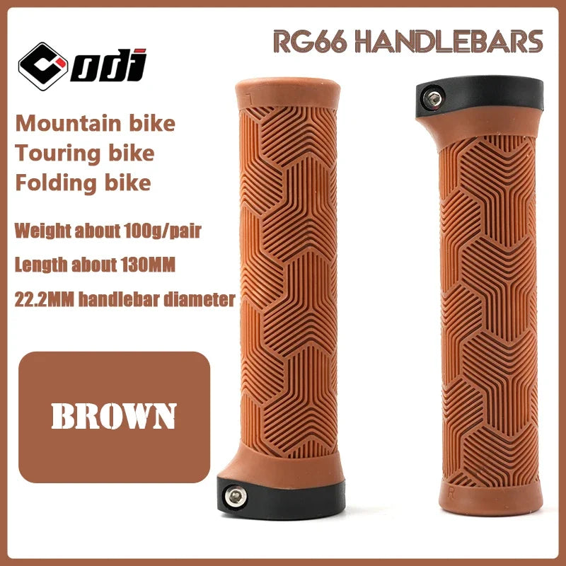 Rubber Bicycle Grips - Ergonomic MTB Handlebar Grips