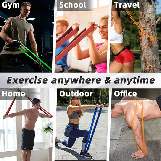 Premium Resistance Bands Set - Multi-Functional Strength Training - Bascora