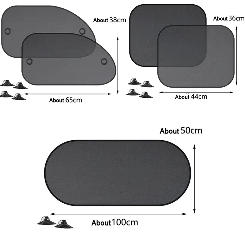 Universal Car Sunshade - Block UV Rays, Reduce Glare