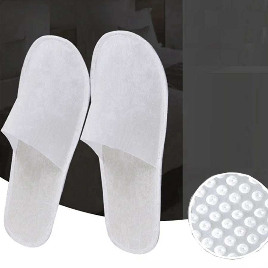 Disposable Slippers - Breathable Non-Slip Closed Toe