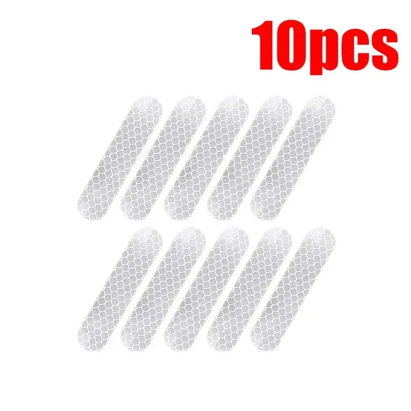 Motorcycle Helmet Warning Reflective Stickers - Night Safety Strips