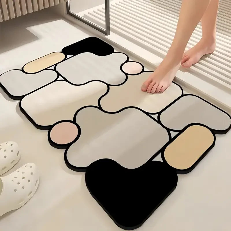 Special-Shaped Bathroom Floor Mat - Multi-Purpose Absorbent Mat