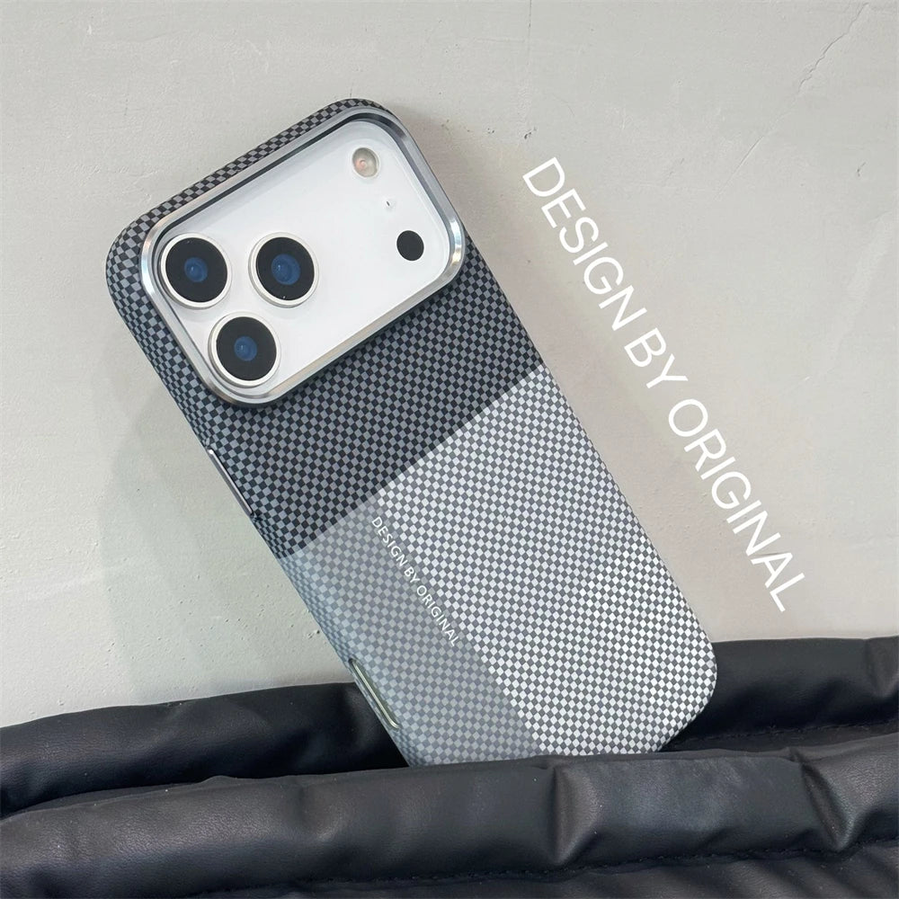 Carbon Fiber iPhone Case - Magnetic Wireless Charging Compatible