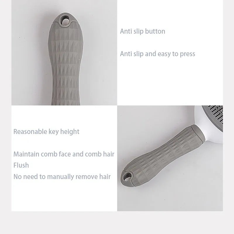 Pet Hair Remover Brush - Universal Grooming Tool for Dogs & Cats - Bascora