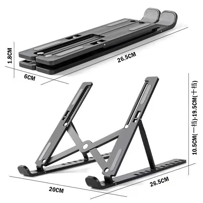 Support pliable pour ordinateur portable en ABS