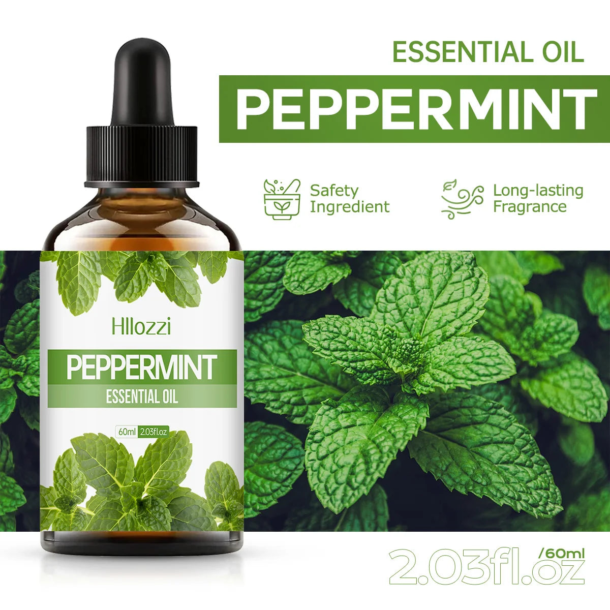 Peppermint Essential Oil - Hydrating Facial & Body Care Oil