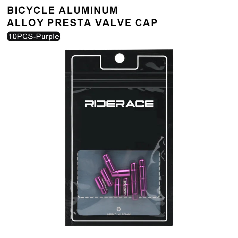 Bicycle Tire Valve Cap - Aluminum Alloy CNC Presta Valve