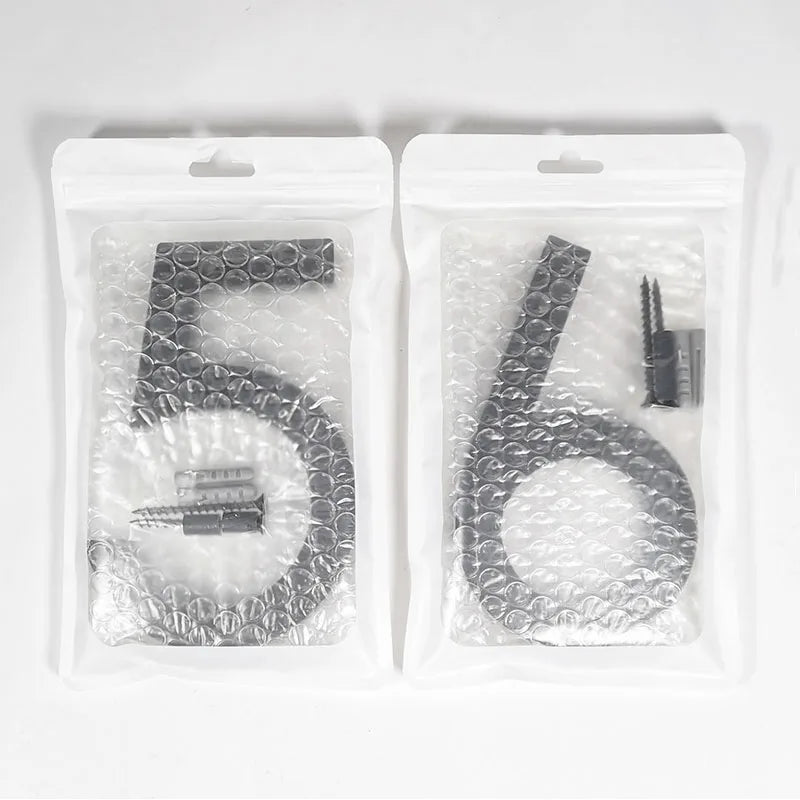 Large Floating House Numbers 6" - Black Acrylic Address Signs